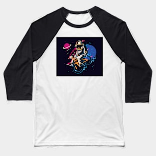 Space Bicycle Baseball T-Shirt